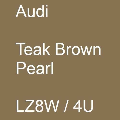 Audi, Teak Brown Pearl, LZ8W / 4U.